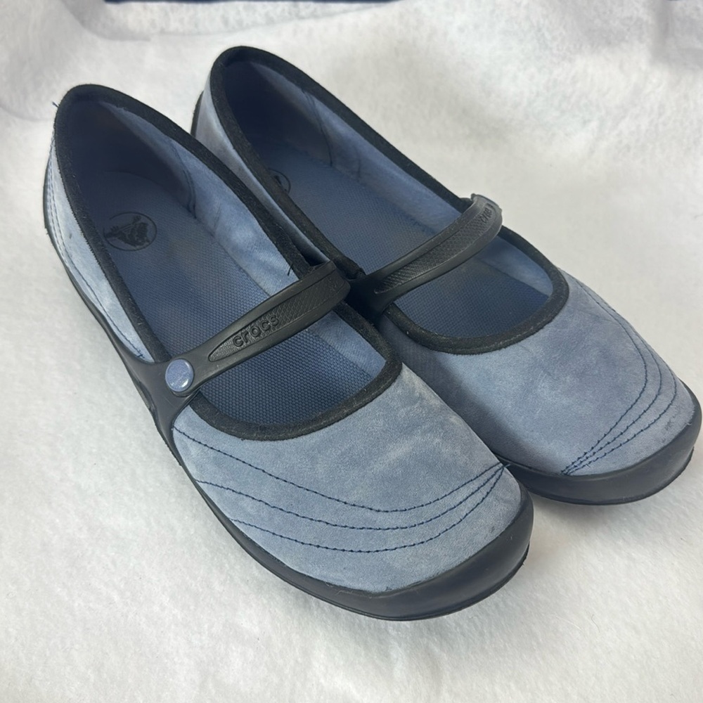 Women’s Blue Velvety Crocs